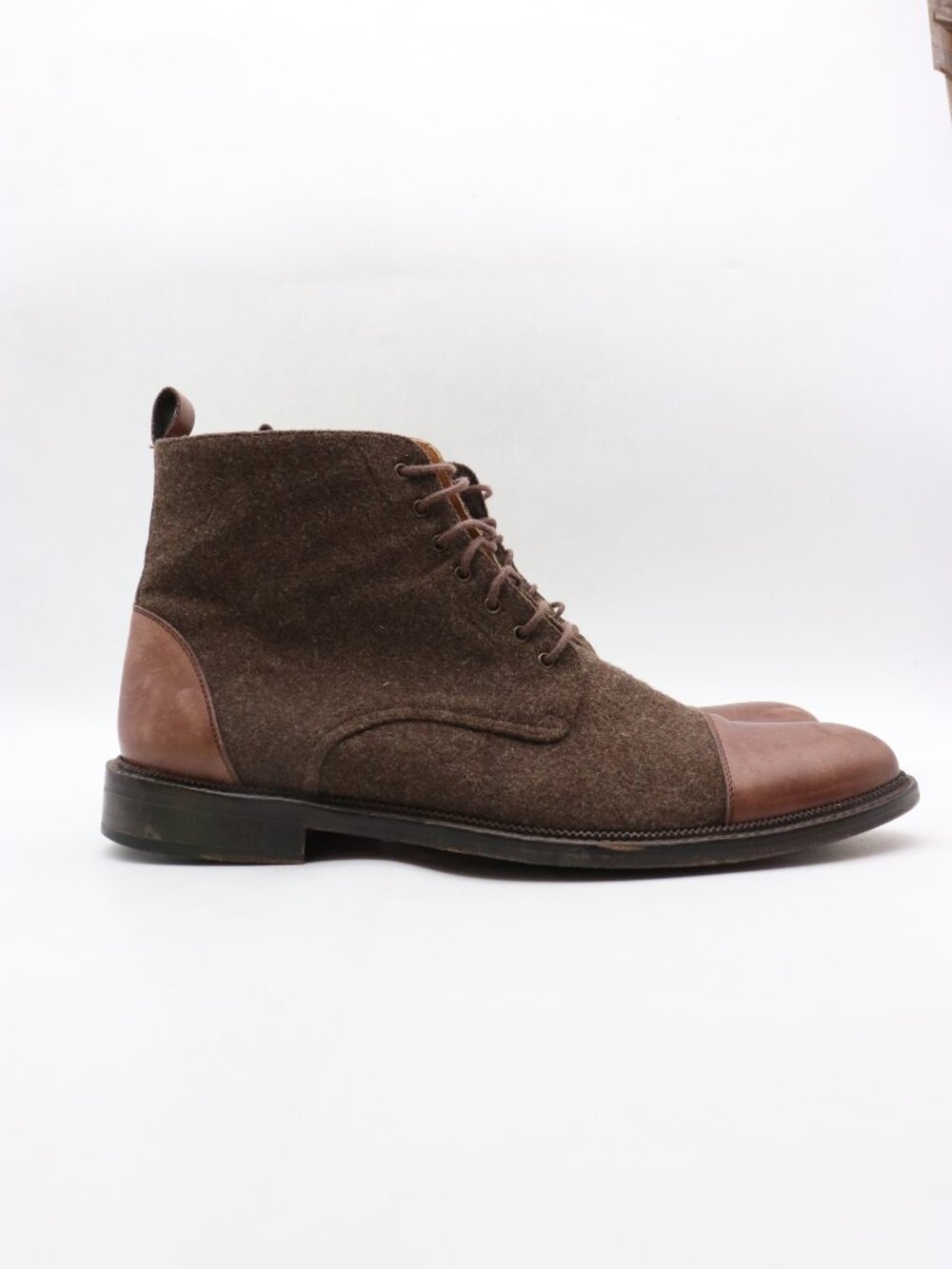 Taft Jack Chukka Brown Boots Men's Size EU 45 Leather Block Heel Ankle Spain